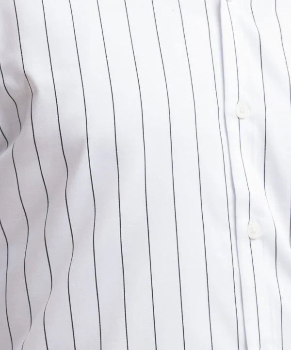 White Premium Cotton Blended Long Sleeve B.Formal Shirt