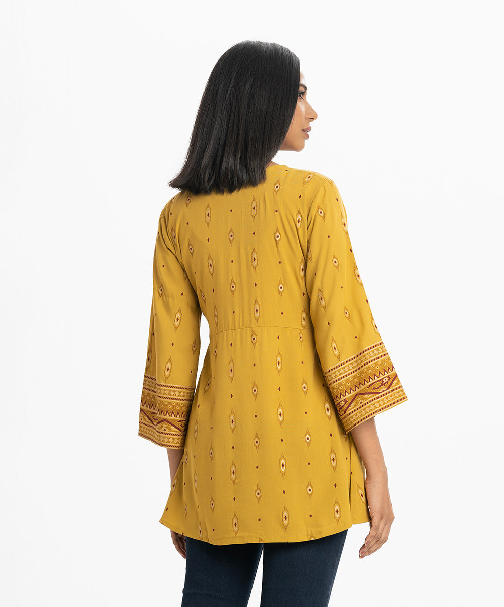 Women's Mustard A-Line Top image 3