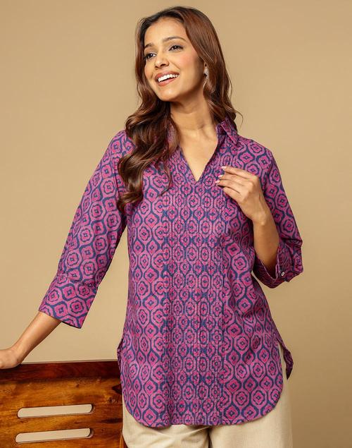 Blue Cotton Tunic