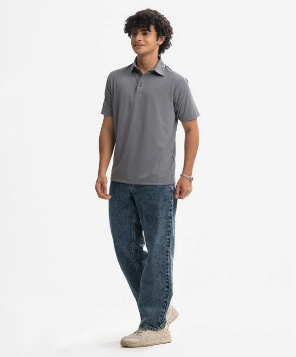 Ash Stretchable Knit Polo