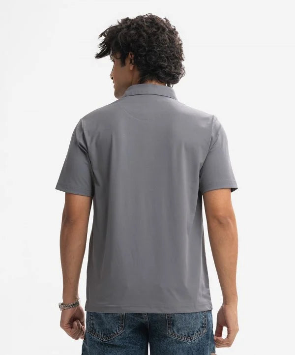 Ash Stretchable Knit Polo