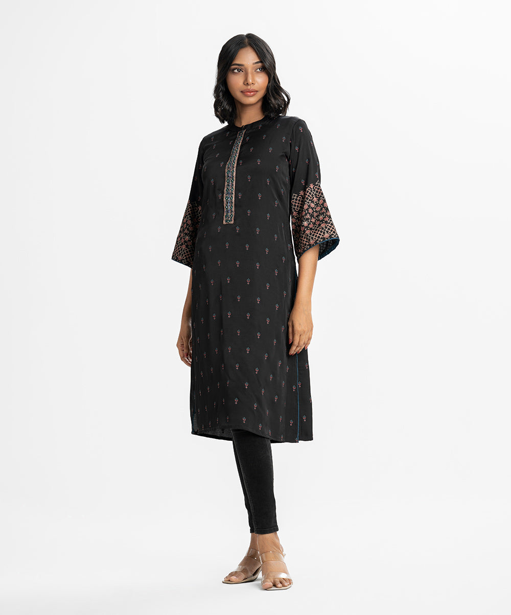 Women's Bell Sleeves Straight Cut Tunic
