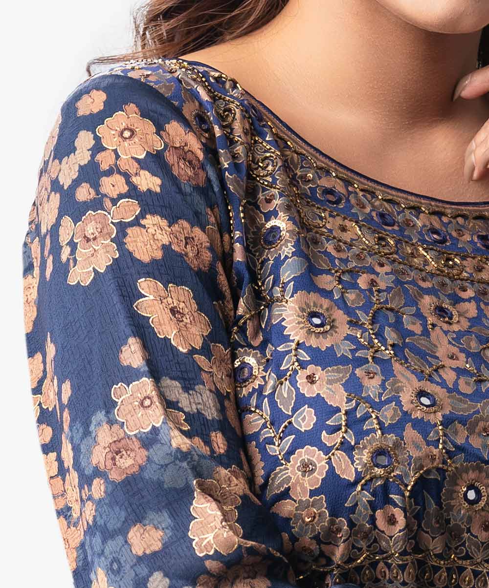 Hand Crafted Designer Long Tunic (Nargisus) image 2