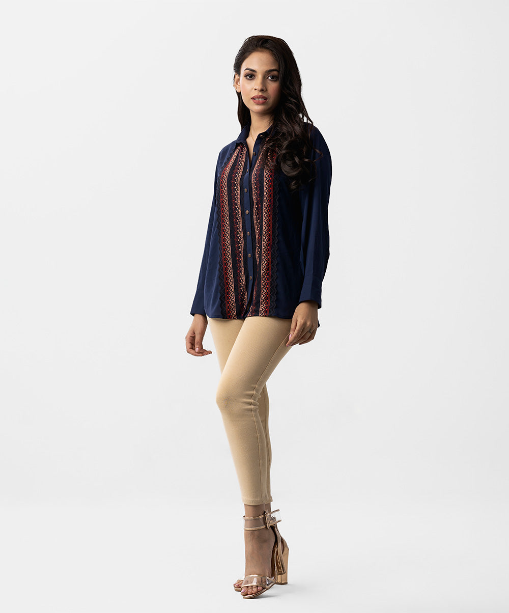 Women’s Blue Shirt image 0