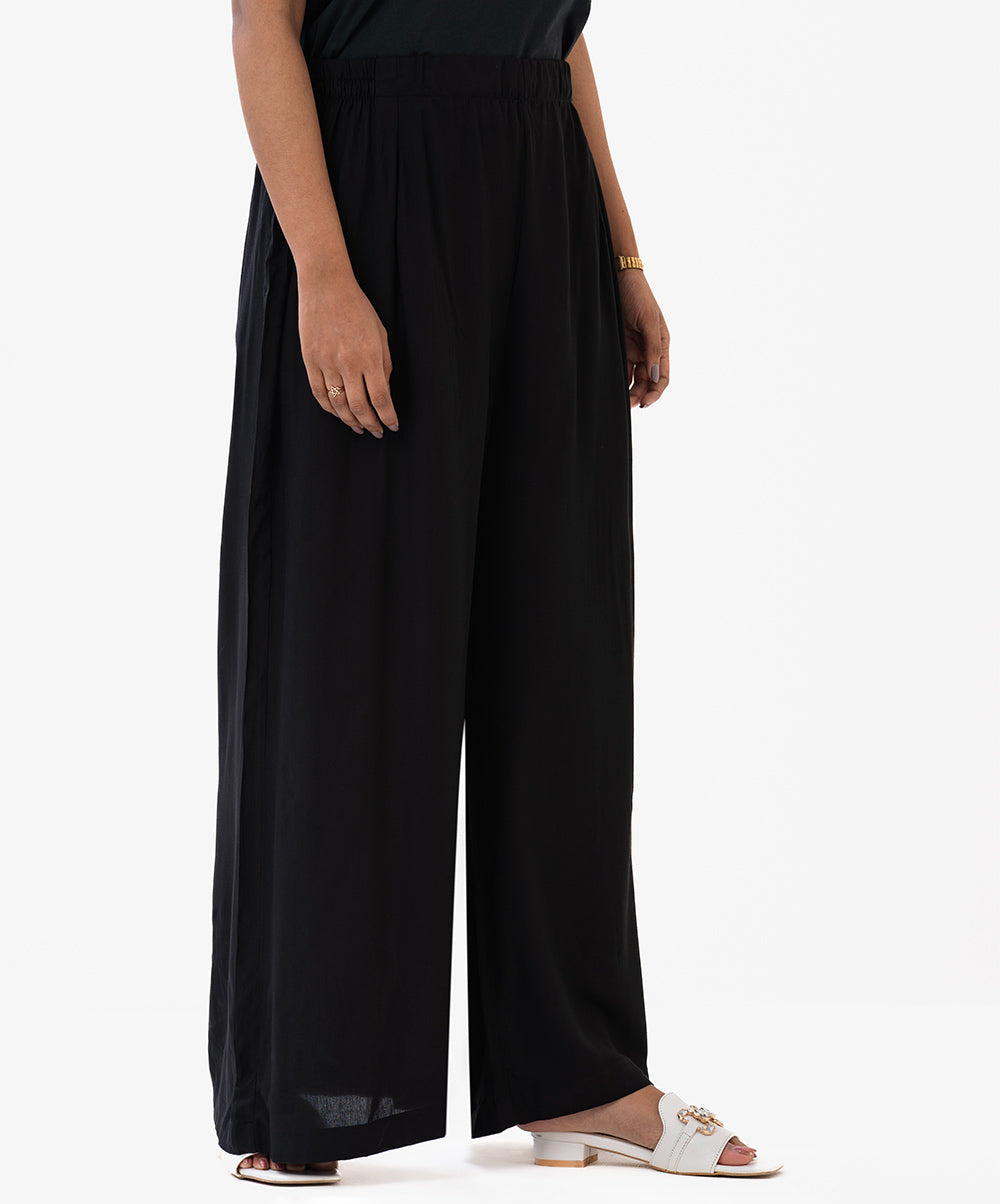 Black Women Casual Palazzo image 1