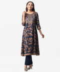 Hand Crafted Designer Long Tunic (Nargisus) image 0
