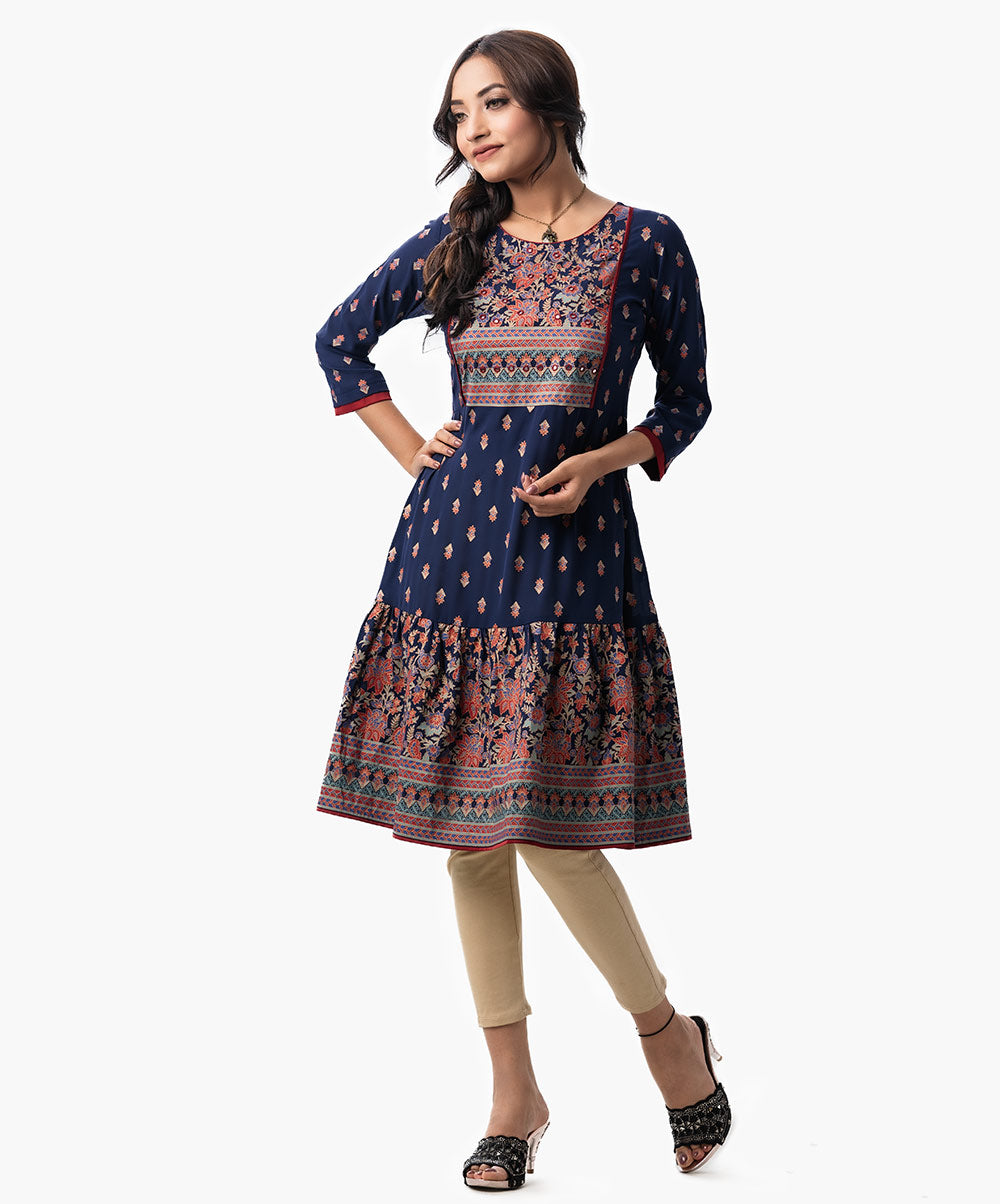 Women's Ethnic Flora Printed Tunic image 0