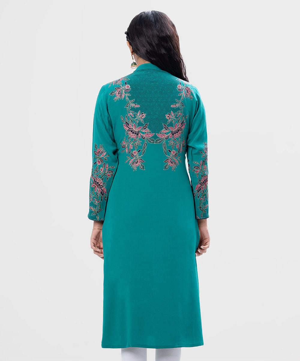 Hand-crafted & Printed Kameez (Nargisus) image 4