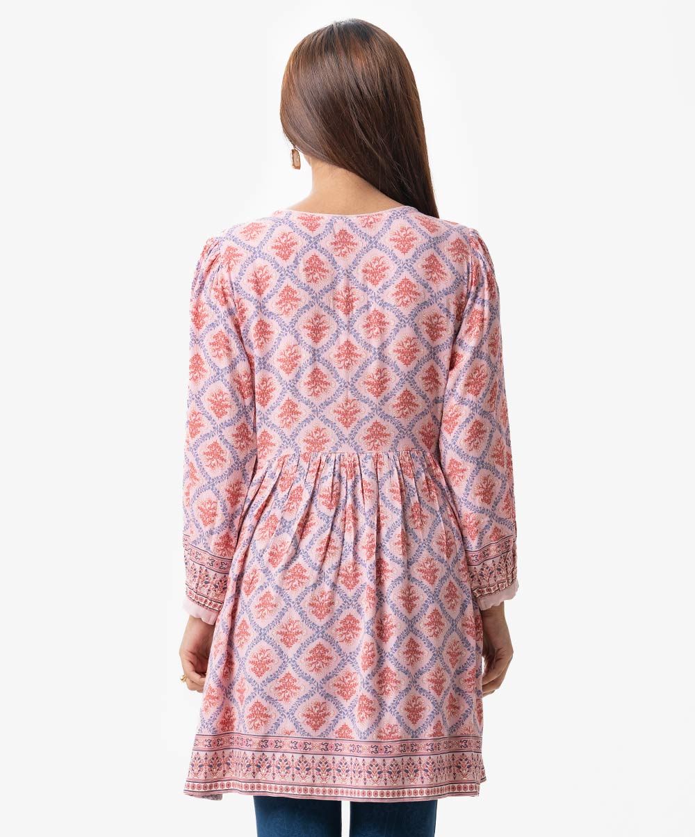 Bohemian Printed Flared Tunic image 3